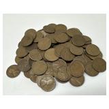 100 Unsearched Wheat Pennies