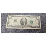1976 $2 Bill H13741600A