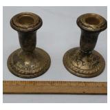 Weighted Sterling Silver Candle Holders