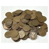 100 Unsearched Wheat Pennies