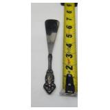 7" Victorian Sterling Silver Shoe Horn 31.48g