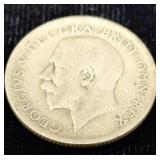 Georgivs V Del Gra Britt Omn Rex 1920, silver