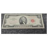 1963 $2 Red Seal A07210531A