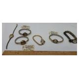 Watches Bulova 17 J., 10ktrg, Helbros 7J, gold