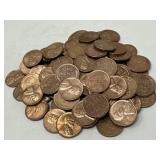 100 AU Wheat Pennies