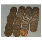 1967 Canadian pennies 40 count.
