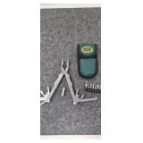 Stainless steel Multi-tool with bits and pouch