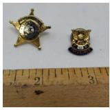 Sheriff Pin , Department of Moultrie Co, 10 kt