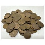 100 Unsearched Wheat Pennies