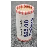 $25.00 Uncirculated Presidential Dollars James A.