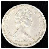 1966, Canada 25 silver cent
