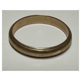 14k.Gold Sz.10 Wedding Band 3.77 Grams