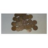1961 Canadian pennies 34 count unsorted.