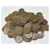 100 Unsearched Wheat Pennies