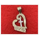 10k. Yellow Gold Pendant 1.54 Grams