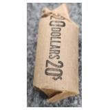 $20.00 Roll Of $1.00 Sacagawea Dollars