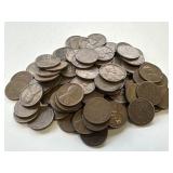 100 Un Searched Wheat Pennies