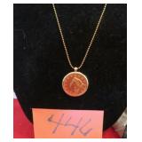 VTG AVON COIN NECKLACE