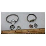 Helbros 17 jewel no running, Isbell Swiss 7 jewel