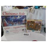 SEALED CHRISTMAS RIDE PUZZLE, & OTHER
