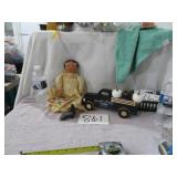WOOD PUMPKIN PATCH TRUCK/QUILT DOLL
