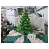VTG CERAMIC CHRISTMAS TREE, WORKS