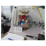 PICKLE JAR FULL OF ORNAMENTS