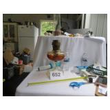 ALADDIN CLEAR WASHINGTONN DRAPE LAMP