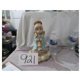 VTG CERAMIC HAND PAINTED ANGEL
