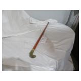 ANTIQUE BRASS COBRA WALKING CANE