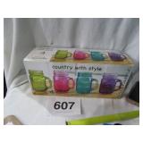 NEW COUNTRY STYLE MASON DRINKING GLASSES