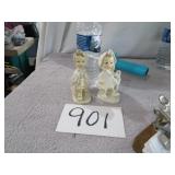 CERAMIC LITTLE GIRL/BOY RAIN COATS & BOOTS