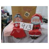 HOME INTERIORS MR/MRS CLAUS IN BOX