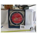NEW CARDINALS BASEBALL CLOCK