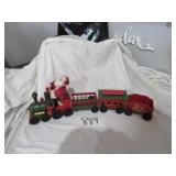 VTG WOOD SANTA TRAIN