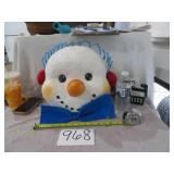 LG PAPER MACHE SNOWMAN HEAD
