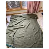 62 x 78 green blanket