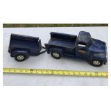 Vintage 1950ï¿½s pressed steal blue Tonka truck