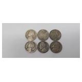 4-1943P Jefferson war time Nickels2-1943S