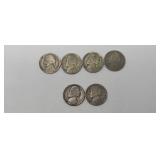 2-1943P Jefferson war time Nickels2-1943S