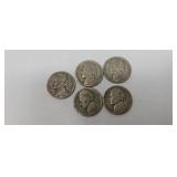 5-1943P Jefferson war time Nickels