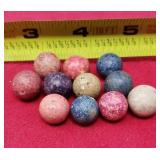 Clay marbles
