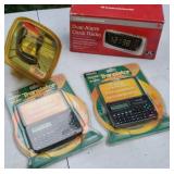 Sealed seiko 2 translator,  alarm clock, phone