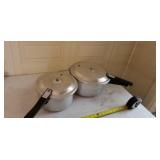 Mirro Quart and pint pressure cookers