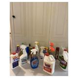 Cleaning supplies and steel wool pads