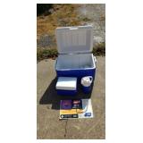 Unused 50qt Coleman cooler bonus cool stuff