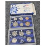 2004-S United States Mint Uncirculated coin set