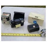 Minolta cameras with tile wide lens set