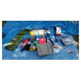 9x9 draw string tarp, car scrapers, insect