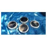 Chevy aluminum hub caps
